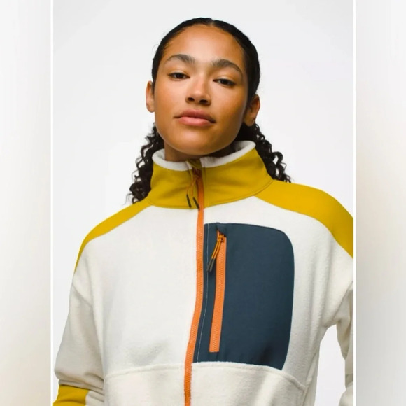 NWT Prana Peak Fleece Size XL Jacket Canvas / Golden Leaf - Picture 4 of 10